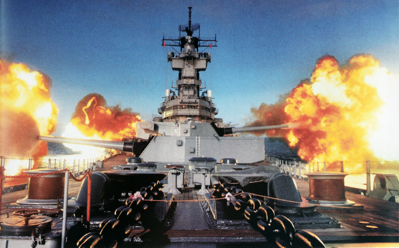 Illustration for article titled Iowa Class Battleships Had Vault-Like Conning Towers Buried Inside Their Main Bridges